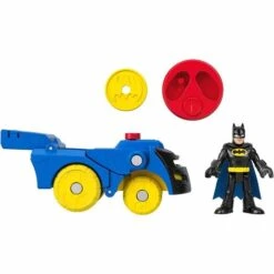 MATTEL Fisher Price - Imaginext - Figura Batman Con Casco-vehículo Batmóvil -Infantiles Periféricos Tienda medias 1123