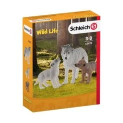 Schleich - Mamá Loba Con Cachorros -Infantiles Periféricos Tienda medias 1301