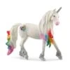 Schleich - Figura De Unicornio Arcoíris Semental Bayala ㅤ -Infantiles Periféricos Tienda medias 1454