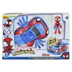 PLAYSKOOL Spidey Y Su Superequipo - Spidey Y Bólido Arácnido Cambiante -Infantiles Periféricos Tienda medias 1513