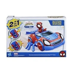 PLAYSKOOL Spidey Y Su Superequipo - Spidey Y Bólido Arácnido Cambiante -Infantiles Periféricos Tienda medias 1514