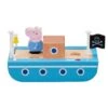 Bandai Peppa Pig - Barco De Madera Con Figura -Infantiles Periféricos Tienda medias 1679