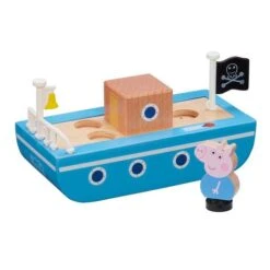 Bandai Peppa Pig - Barco De Madera Con Figura 10 Bandai Peppa Pig - Barco De Madera Con Figura -Infantiles Periféricos Tienda medias 1681