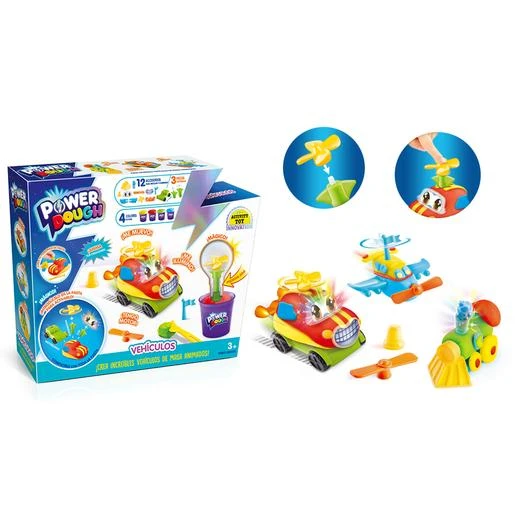 CANAL TOYS Power Dough - Vehículos 4 CANAL TOYS Power Dough - Vehículos - Imagen 2
