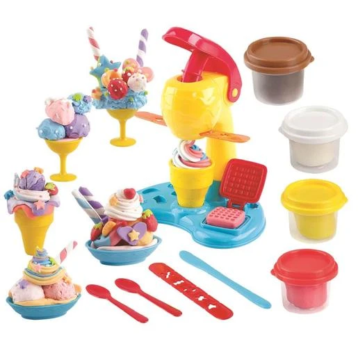 Set Ice Cream Delight De Plastilina 4 Set Ice Cream Delight De Plastilina - Imagen 2