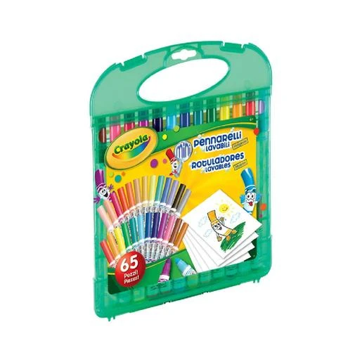Crayola - Maletín 25 Rotuladores Lavables 4 Crayola - Maletín 25 Rotuladores Lavables - Imagen 2