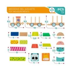 Woomax - Tren Con Animales -Infantiles Periféricos Tienda medias 1783