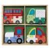 WoodnPlay - Mini Puzzles De Madera Divertidos (Varios Modelos) -Infantiles Periféricos Tienda medias 1831
