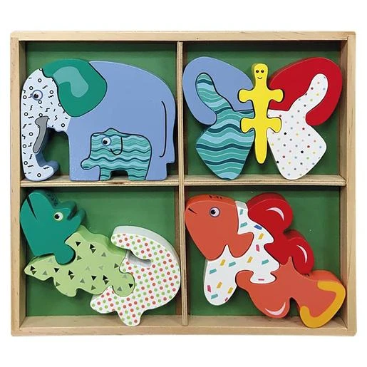 WoodnPlay - Mini Puzzles De Madera Divertidos (Varios Modelos) 4 WoodnPlay - Mini Puzzles De Madera Divertidos (Varios Modelos) - Imagen 2