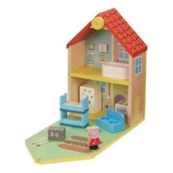 Bandai Peppa Pig - Casa De Madera Con Figura