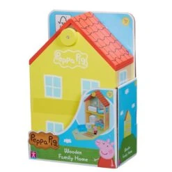 Bandai Peppa Pig - Casa De Madera Con Figura -Infantiles Periféricos Tienda medias 1839