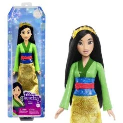 MATTEL Disney - Mulán Muñeca Princesa Disney Con Pelo Largo -Infantiles Periféricos Tienda medias 187