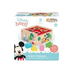 Woomax - Disney - Cubo De Madera Con Formas Encajables 9 Woomax - Disney - Cubo De Madera Con Formas Encajables -Infantiles Periféricos Tienda medias 1882