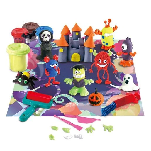 Playgo Set Pasta Moldear Monstruo Brillante 3 Playgo Set Pasta Moldear Monstruo Brillante