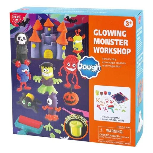 Playgo Set Pasta Moldear Monstruo Brillante 4 Playgo Set Pasta Moldear Monstruo Brillante - Imagen 2