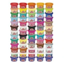 Play-Doh - Pack Celebración 65 Botes De Plastilina -Infantiles Periféricos Tienda medias 1971