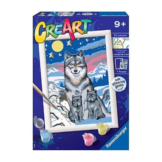 Ravensburger - Lobos A La Luz De La Luna CreArt 4 Ravensburger - Lobos A La Luz De La Luna CreArt - Imagen 2