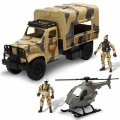 Camión Y Helicóptero Militares -Infantiles Periféricos Tienda medias 225