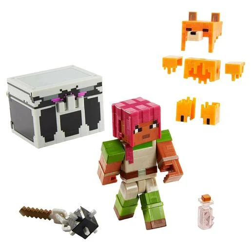 Roblox Minecraft - Cofre Con Armadura De Zorro Y Figura Minecraft Dungeons 4 Roblox Minecraft - Cofre Con Armadura De Zorro Y Figura Minecraft Dungeons - Imagen 2
