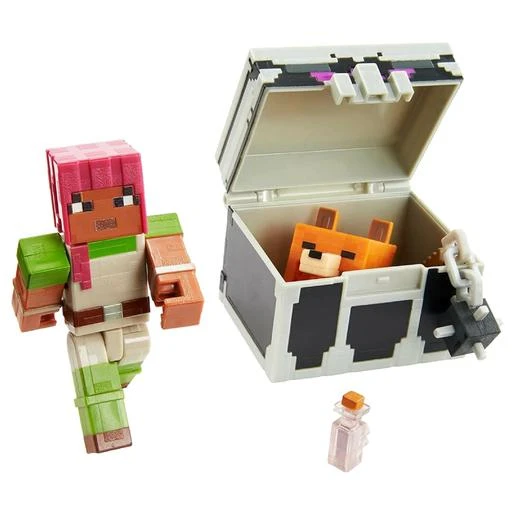 Roblox Minecraft - Cofre Con Armadura De Zorro Y Figura Minecraft Dungeons 5 Roblox Minecraft - Cofre Con Armadura De Zorro Y Figura Minecraft Dungeons - Imagen 3