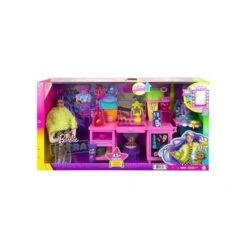 Barbie - Muñeca Barbie Extra Y Tocador Fashion