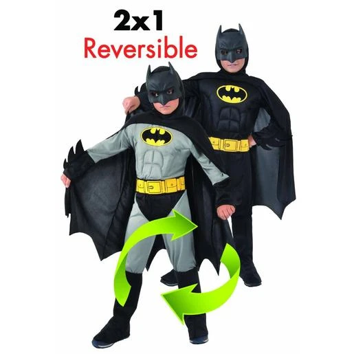 Batman - Disfraz Reversible 5-7 Años 3 Batman - Disfraz Reversible 5-7 Años