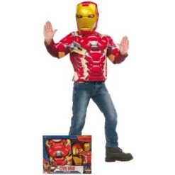 Los Vengadores - Iron Man - Disfraz Infantil En Caja 5-6 Años