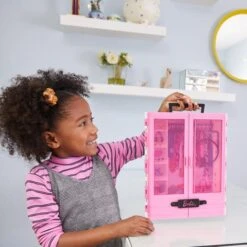 Barbie - Armario Portátil Barbie Fashionista -Infantiles Periféricos Tienda medias 476