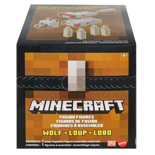 MATTEL Minecraft Dungeons - Figura Fusión Lobo 4 MATTEL Minecraft Dungeons - Figura Fusión Lobo - Imagen 2