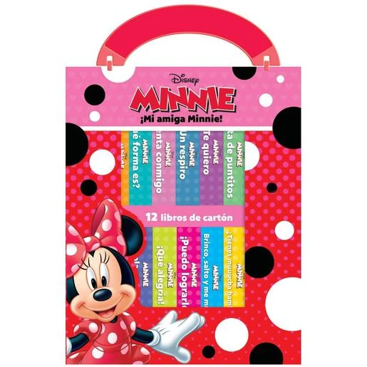 Minnie Mouse - Mi Primera Librería - Pack 12 Libros De Cartón 3 Minnie Mouse - Mi Primera Librería - Pack 12 Libros De Cartón