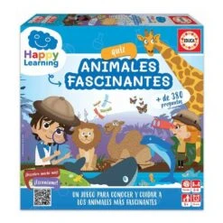 Educa Borrás - Quiz Animales Fascinantes - Juego De Mesa Happy Learning