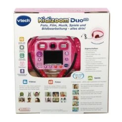 Vtech - Kidizoom Duo DX Cámara De Fotos Rosa -Infantiles Periféricos Tienda medias 693