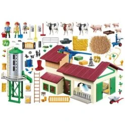 Playmobil - Granja Con Silo - 70132 -Infantiles Periféricos Tienda medias 72