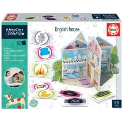 Educa Borrás - English House - Juego De Mesa -Infantiles Periféricos Tienda medias 843