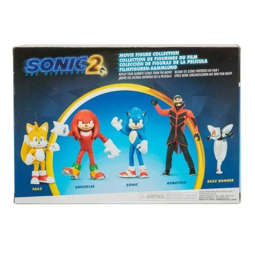 Sega Sonic The Hedgehog - Pack De 5 Figuras Sonic: Sonic, Tails, Knuckles, Robotnik Y Buzz Bomber 6 Cm ㅤ 5 Sega Sonic The Hedgehog - Pack De 5 Figuras Sonic: Sonic, Tails, Knuckles, Robotnik Y Buzz Bomber 6 Cm ㅤ - Imagen 3